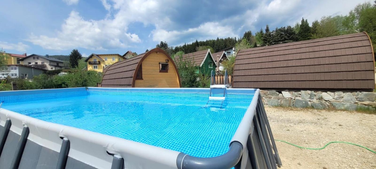 Отель Glamping Park Мёнихкирхен Экстерьер фото